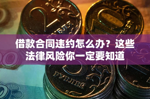 武汉借款合同违约怎么办？这些法律风险你一定要知道