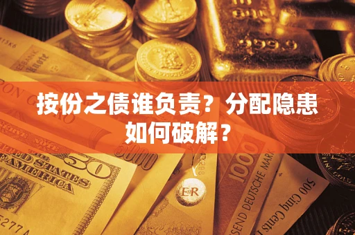 武汉按份之债谁负责？分配隐患如何破解？