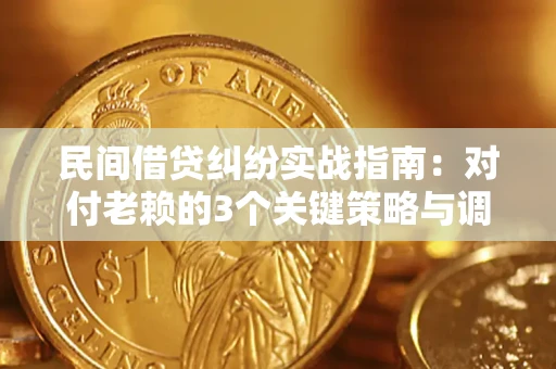 武汉民间借贷纠纷实战指南：对付老赖的3个关键策略与调解盲区解析