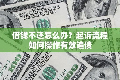 武汉借钱不还怎么办？起诉流程如何操作有效追债