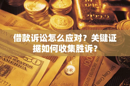 武汉借款诉讼怎么应对？关键证据如何收集胜诉？