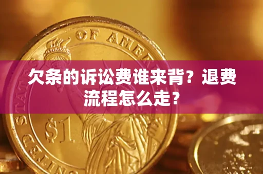武汉欠条的诉讼费谁来背？退费流程怎么走？